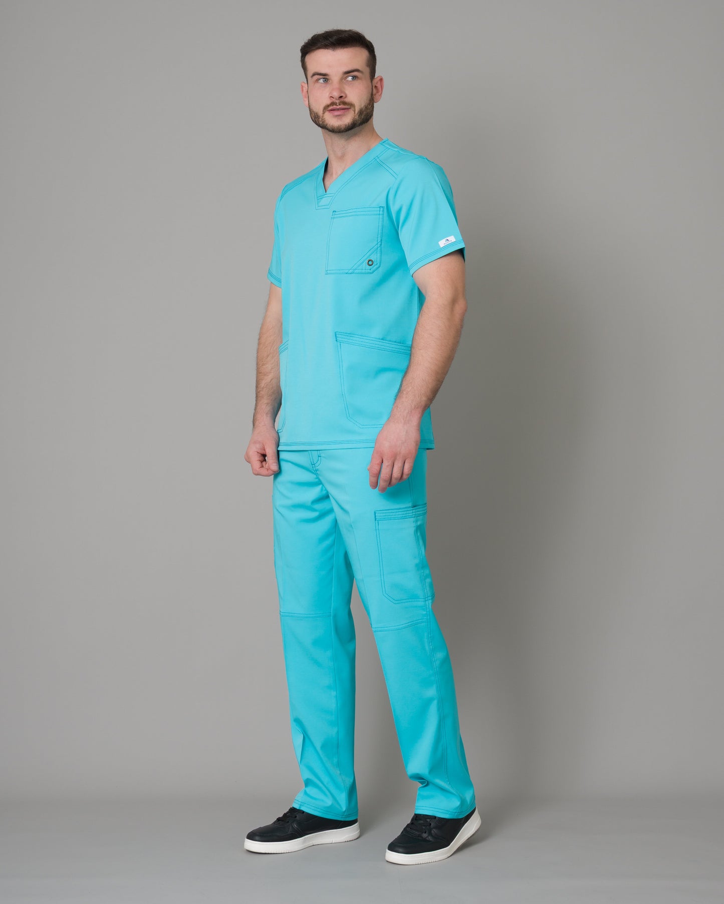 Scrub Allynta SV-01 Turquesa - Chaqueta