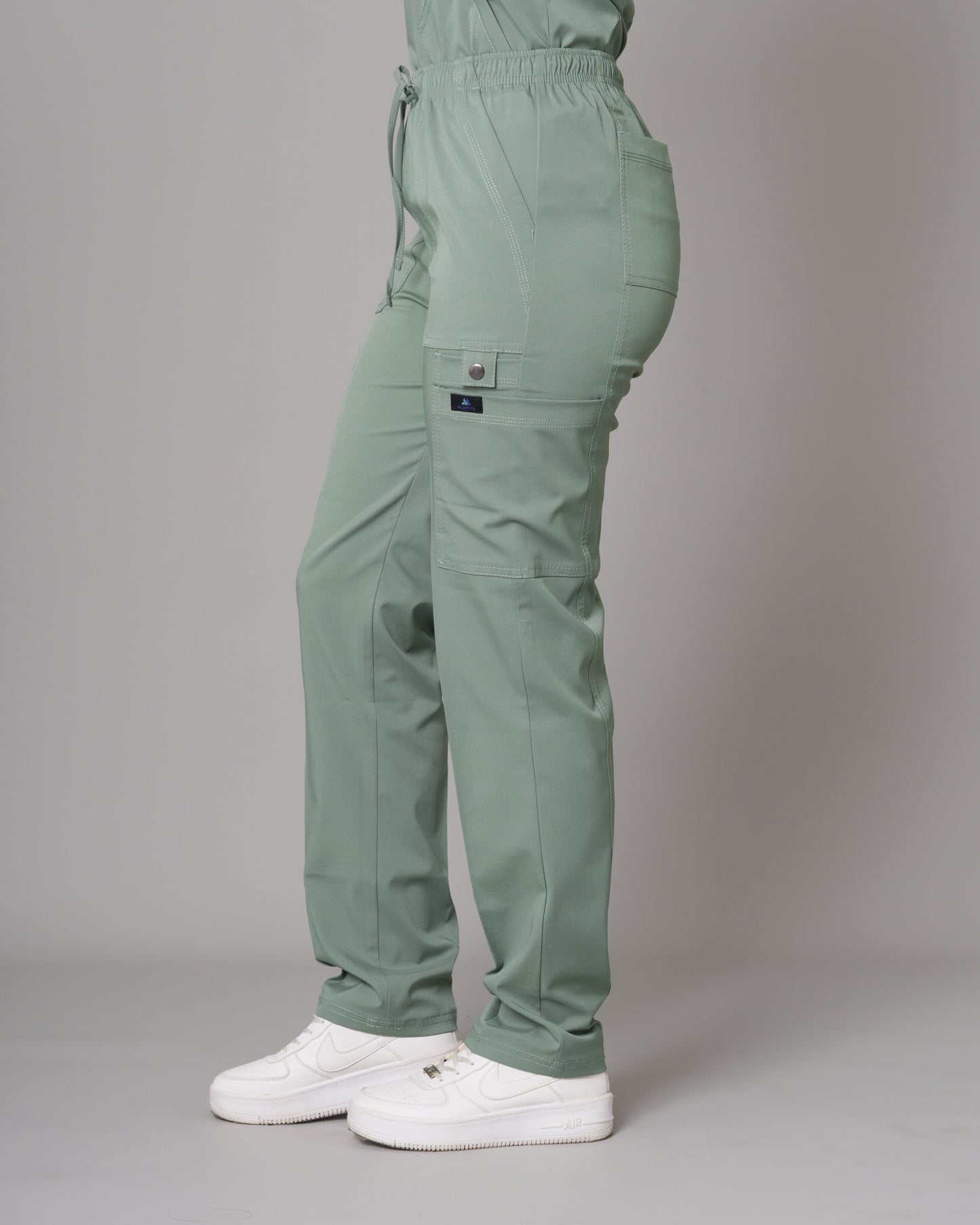 Scrub Allynta SD-04 Verde Olivo - Pantalón