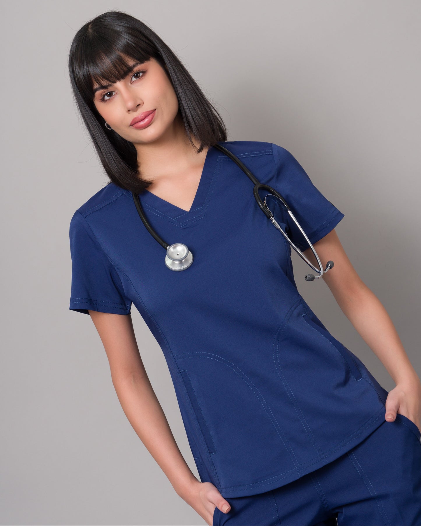 Scrub Allynta SD-02 Azul Navy - Chaqueta