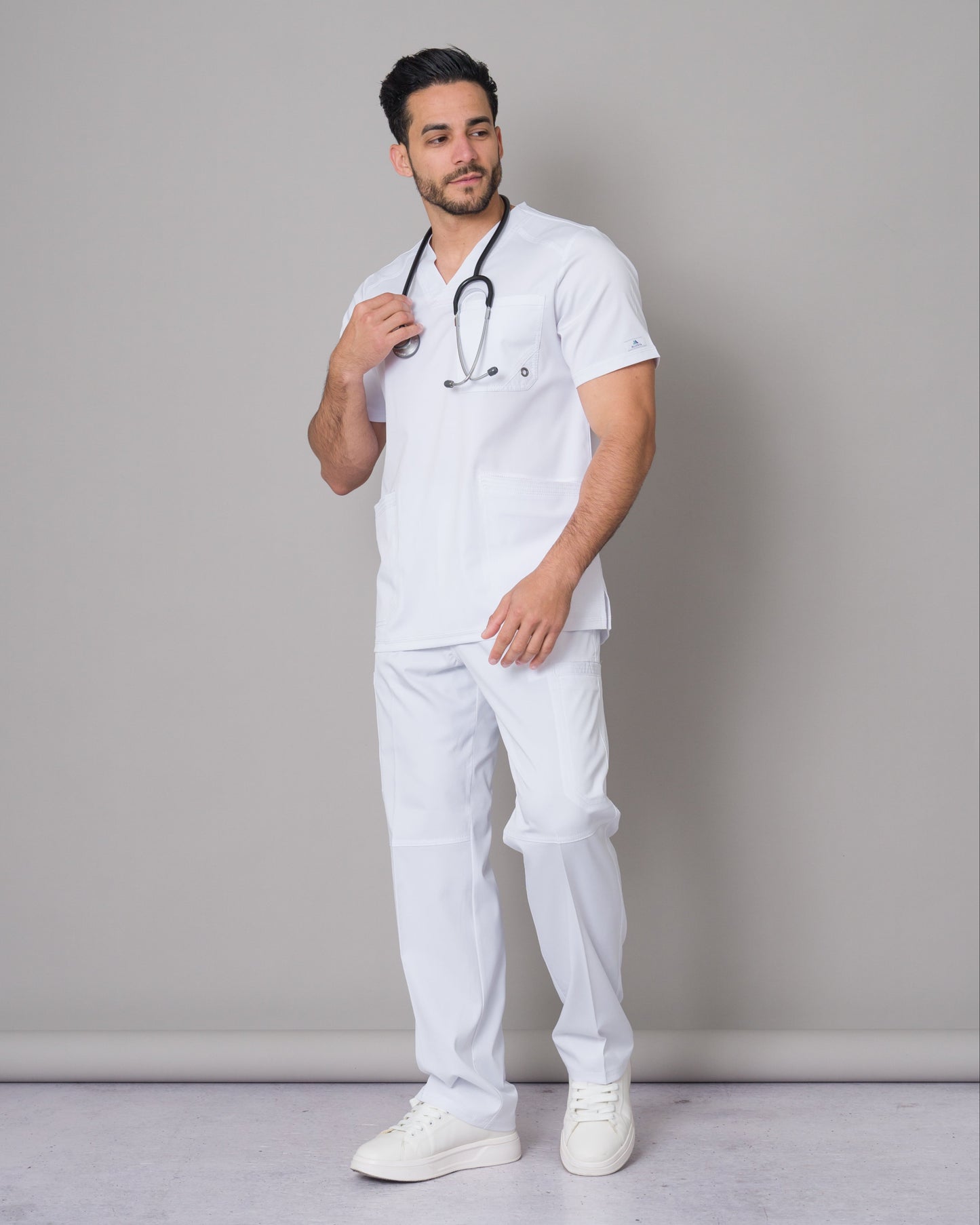 Scrub Allynta SV-01 Blanco - Chaqueta