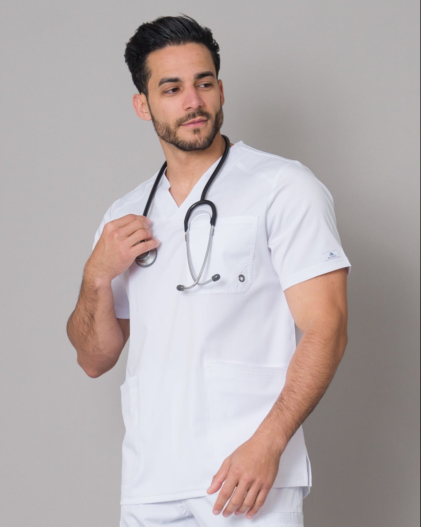 Scrub Allynta SV-01 Blanco - Chaqueta