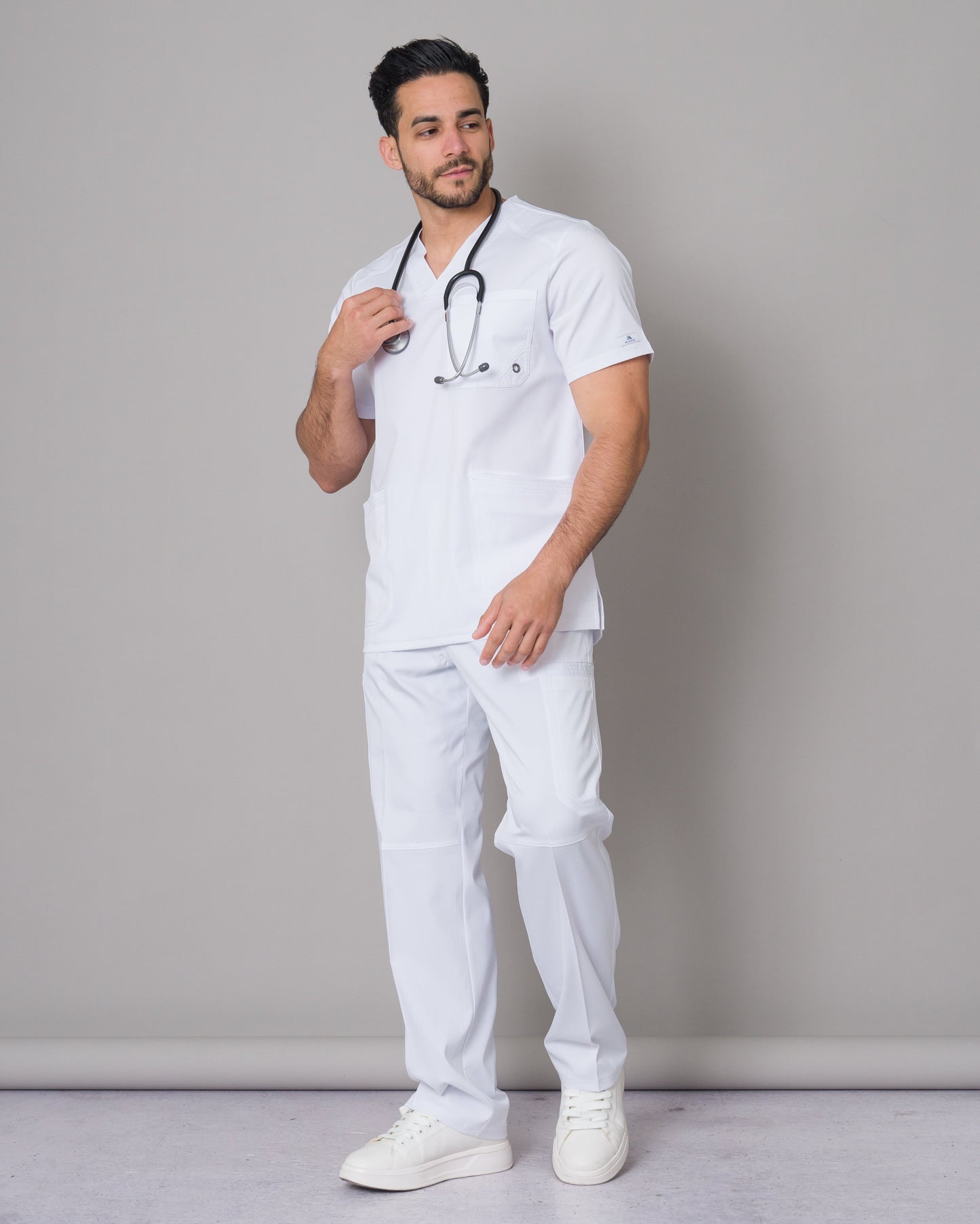 Scrub Allynta SV-01 Blanco - Pantalón