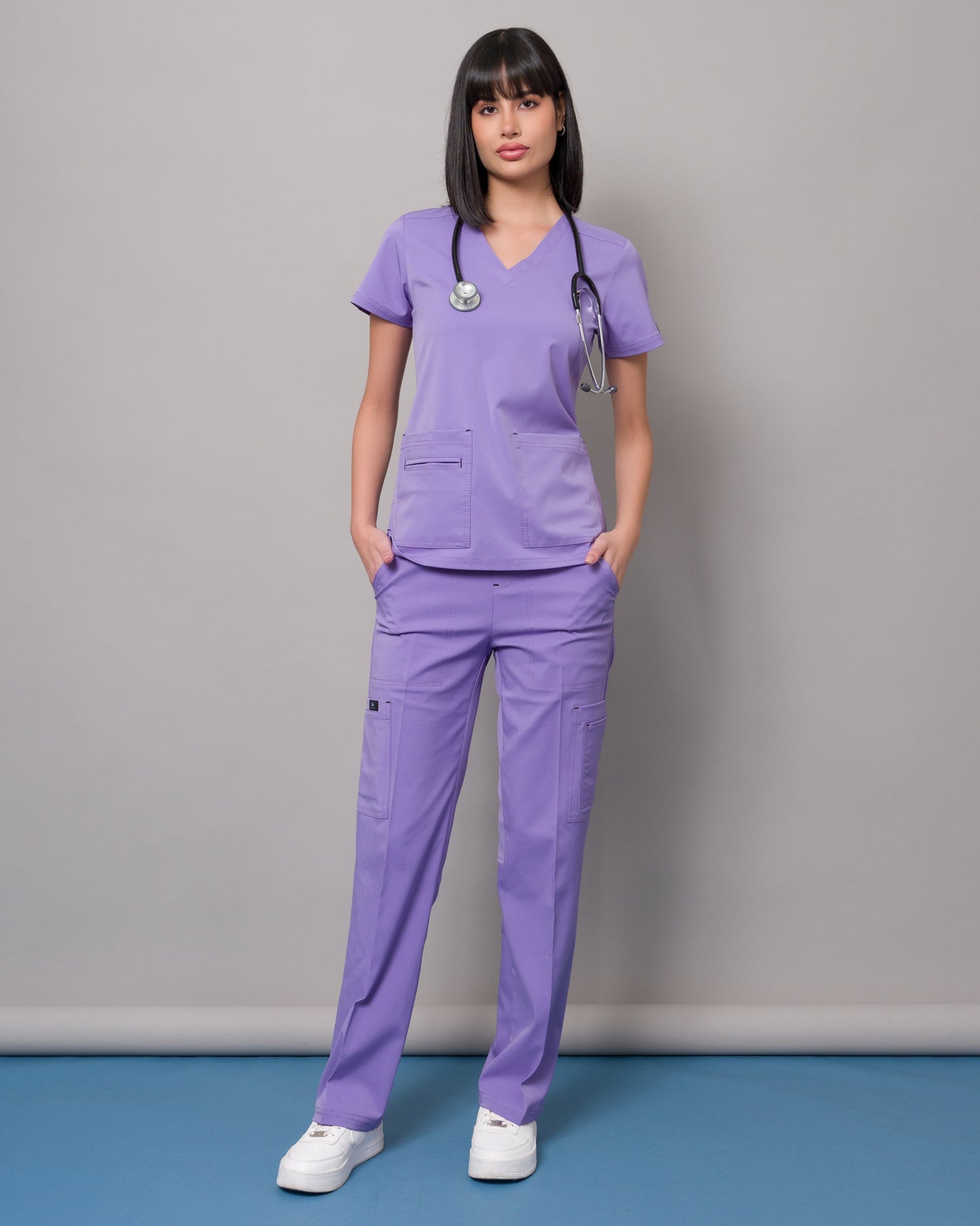 Scrub Allynta SD-05 Lila - Pantalón