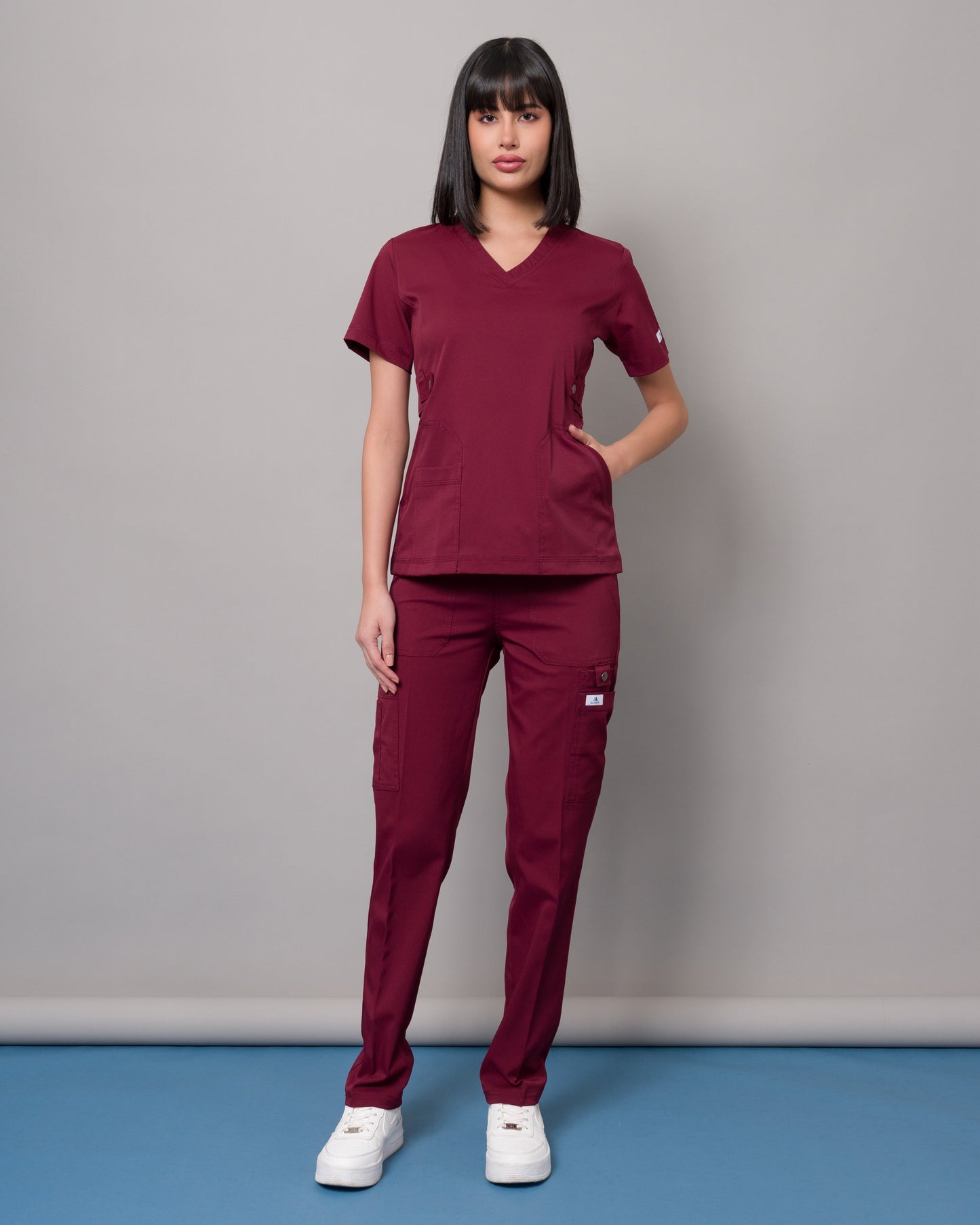 Scrub Allynta SD-04 Guinda - Pantalón