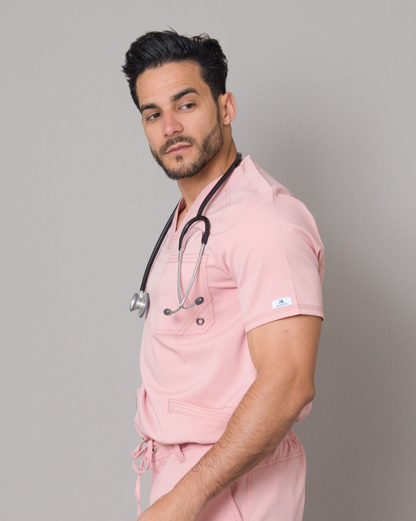 Scrub Allynta SV-01 Palo Rosa - Chaqueta