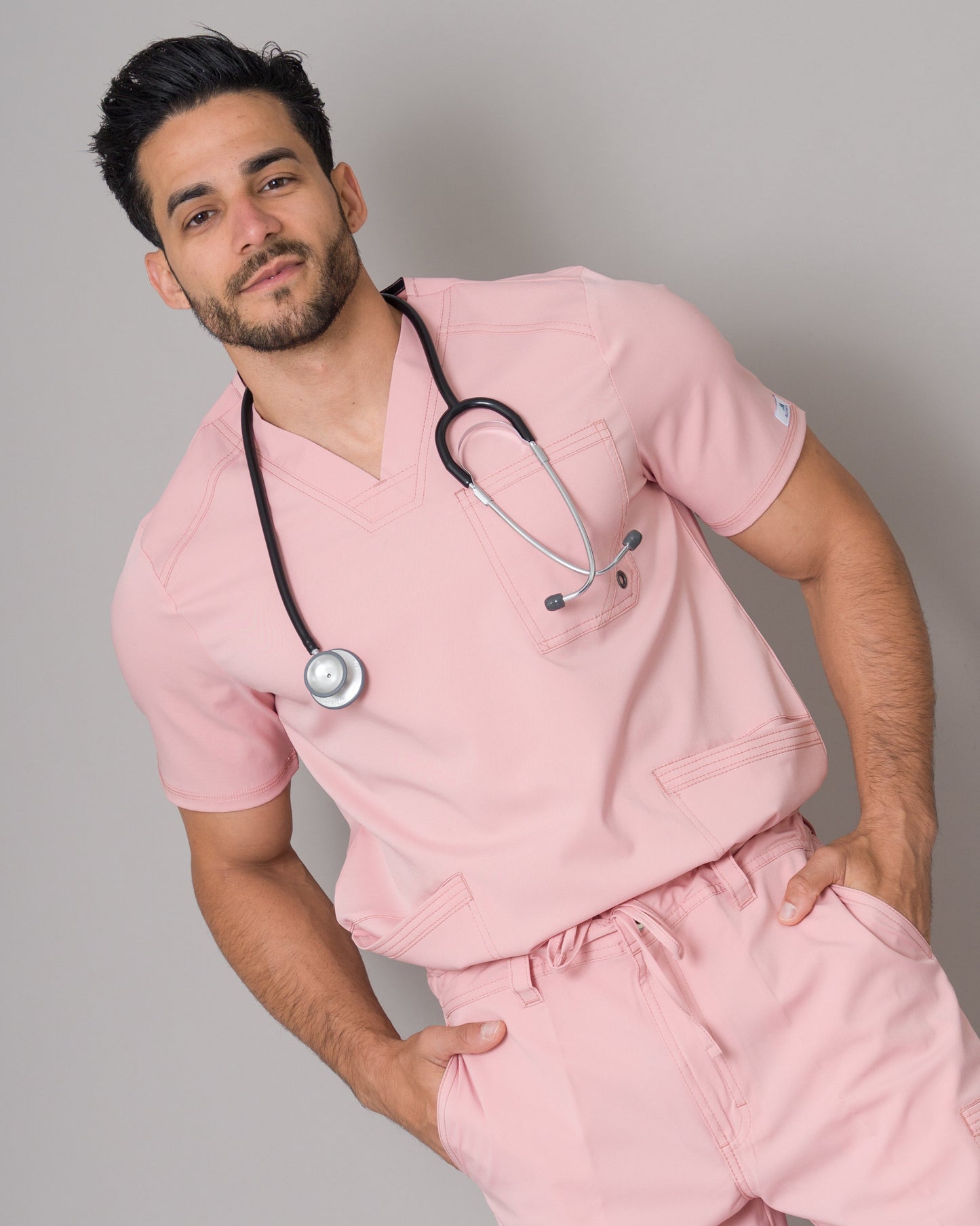 Scrub Allynta SV-01 Palo Rosa - Chaqueta