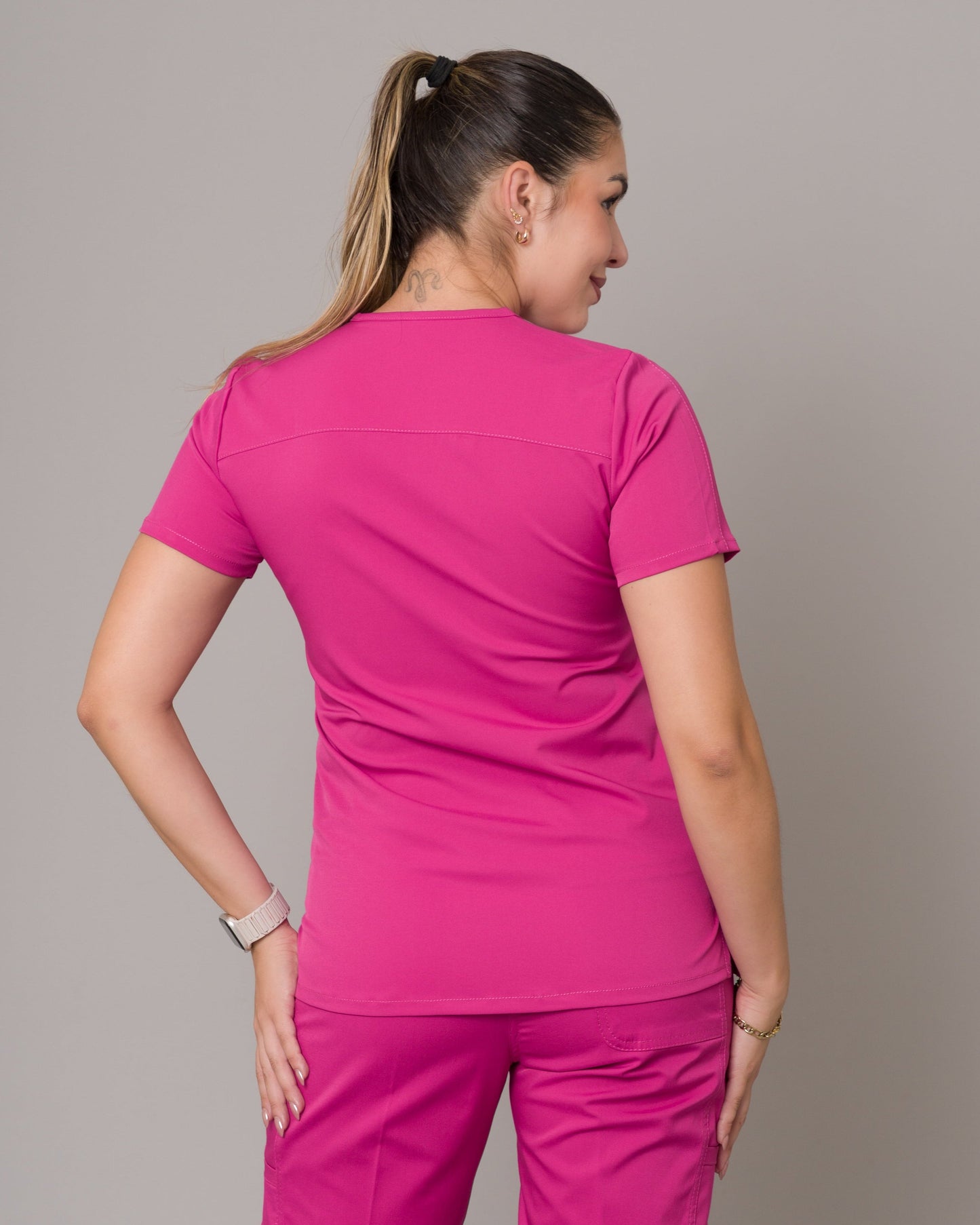 Scrub Allynta SD-01 Fucsia - Chaqueta