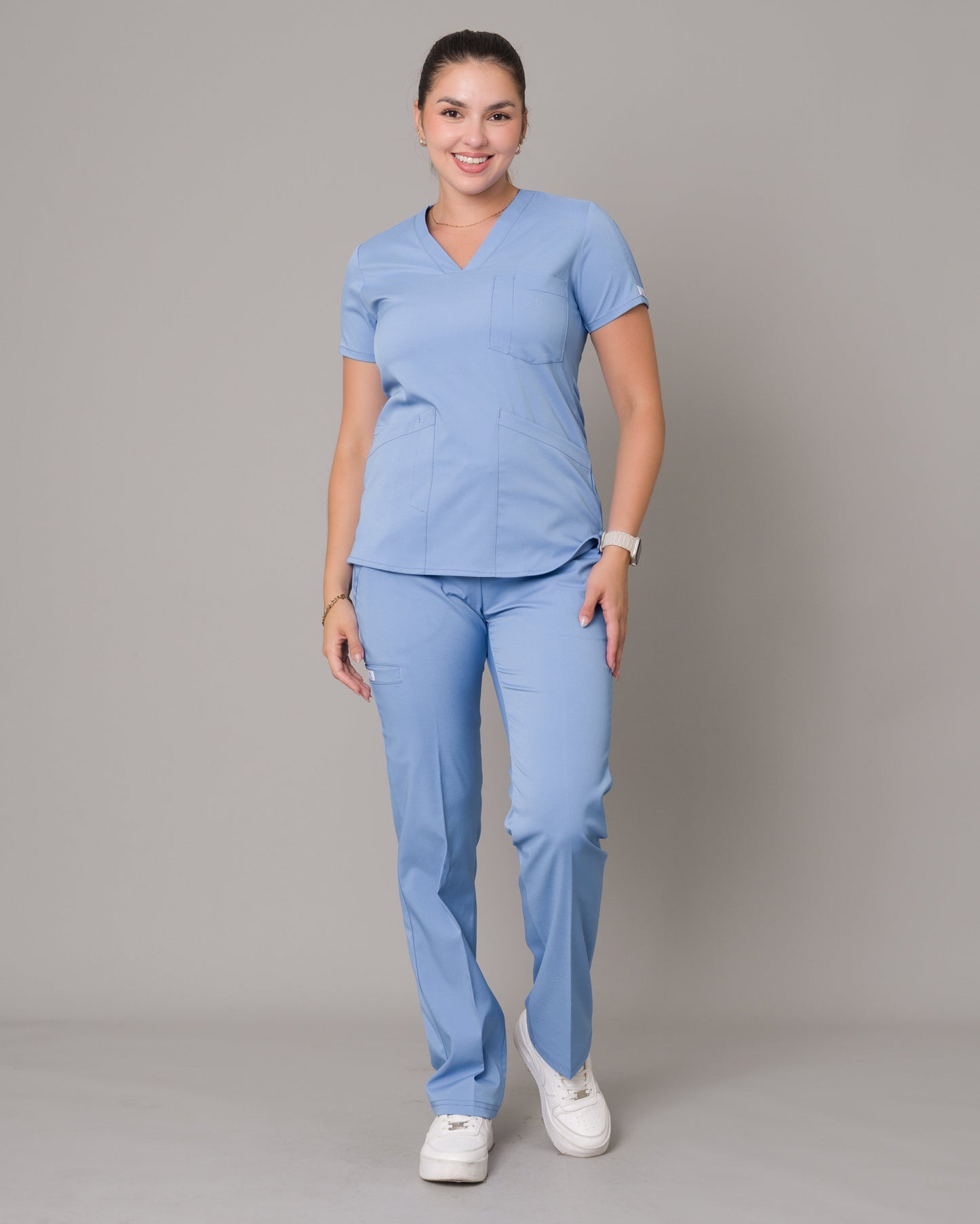 Scrub Allynta SD-01 Celeste Cielo - Chaqueta