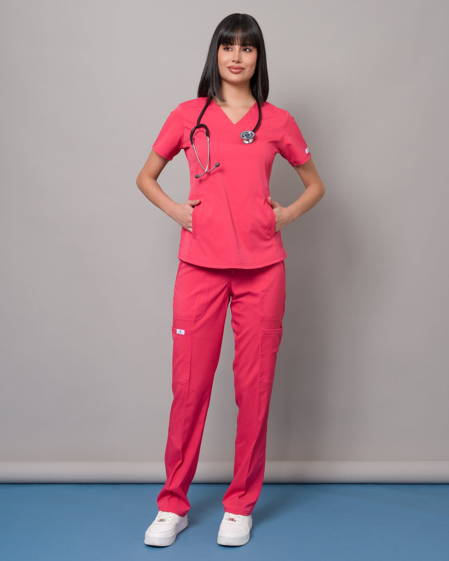 Scrub Allynta SD-02 Coral - Pantalón