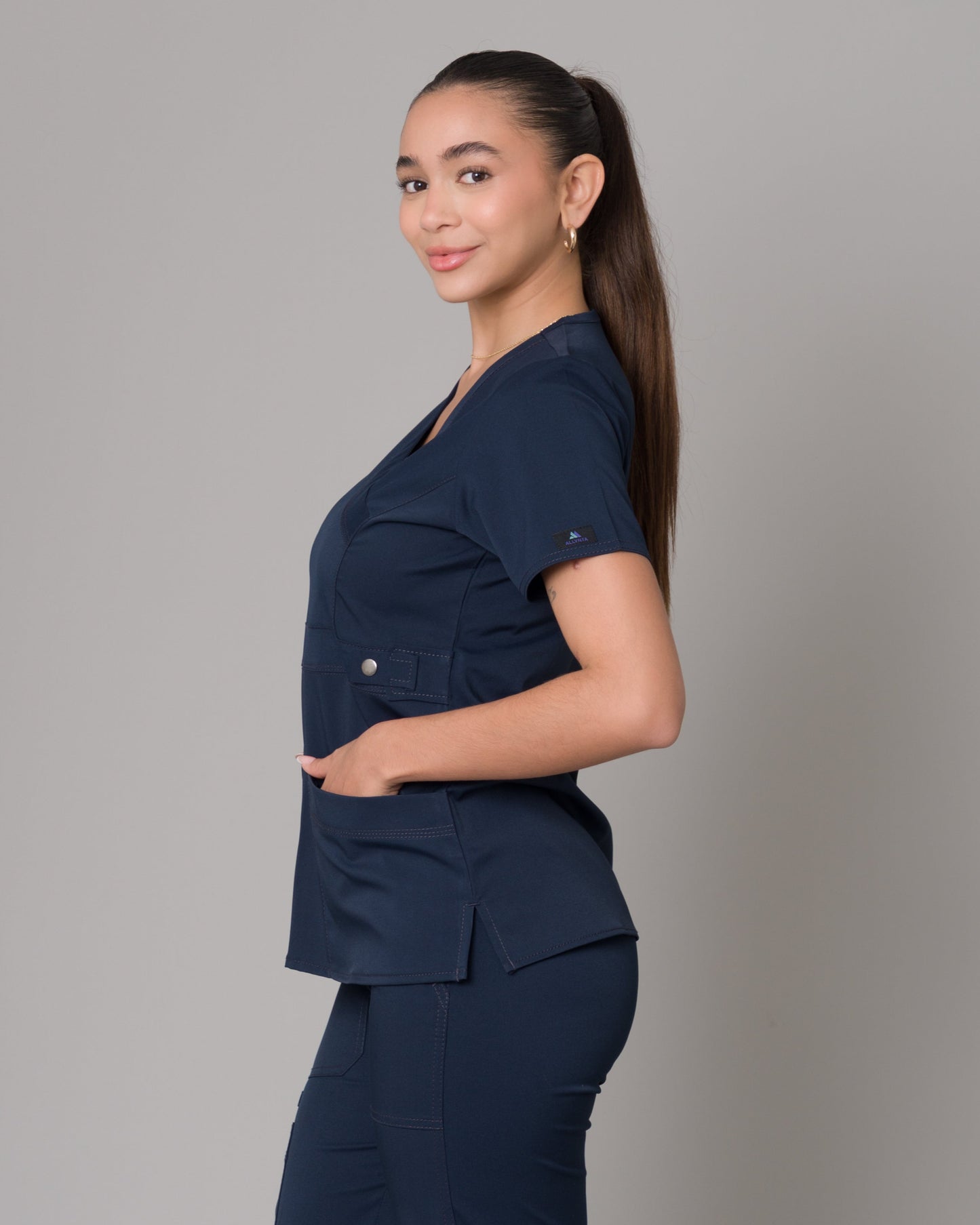 Scrub Allynta SD-03 Azul Marino - Chaqueta