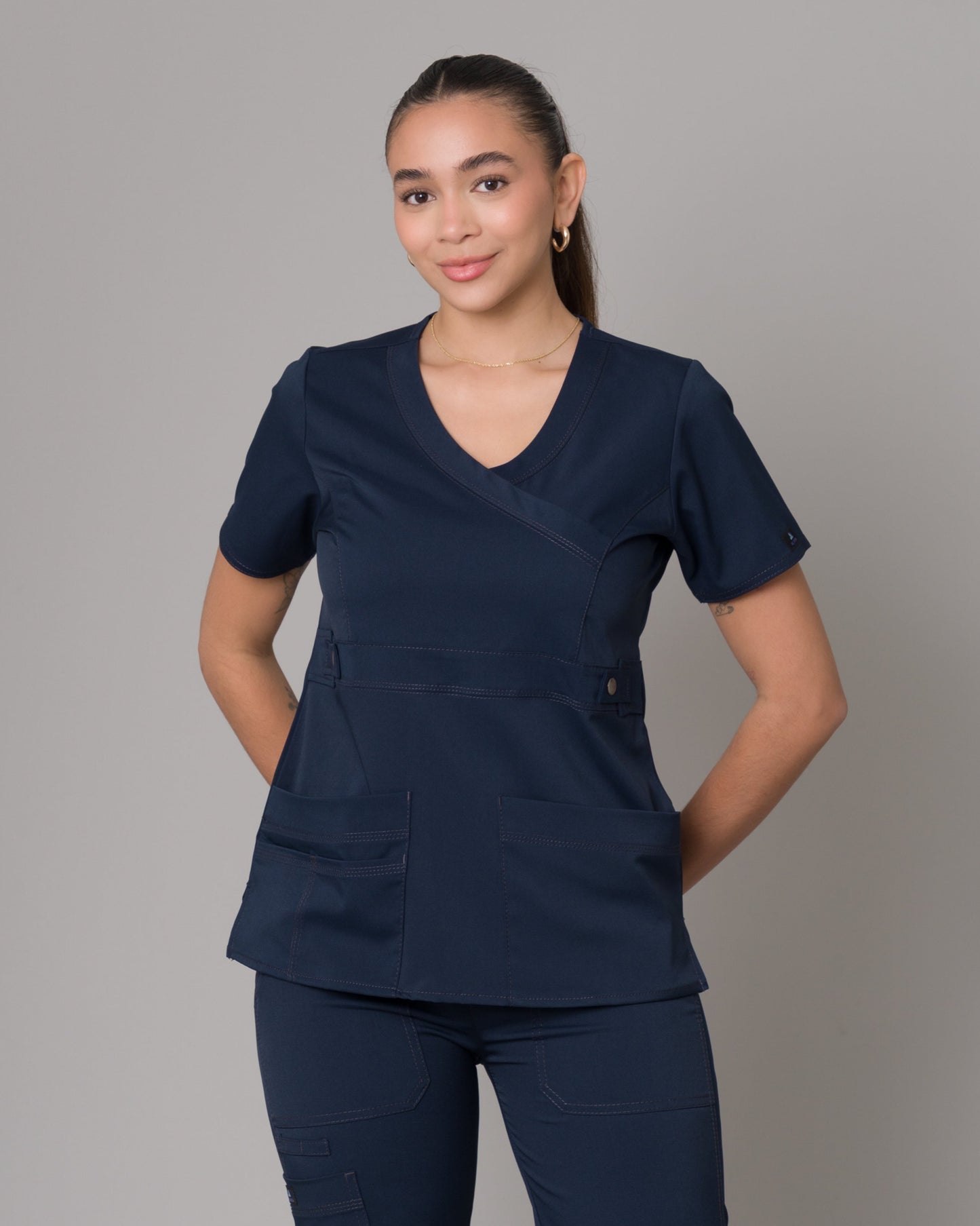 Scrub Allynta SD-03 Azul Marino - Chaqueta