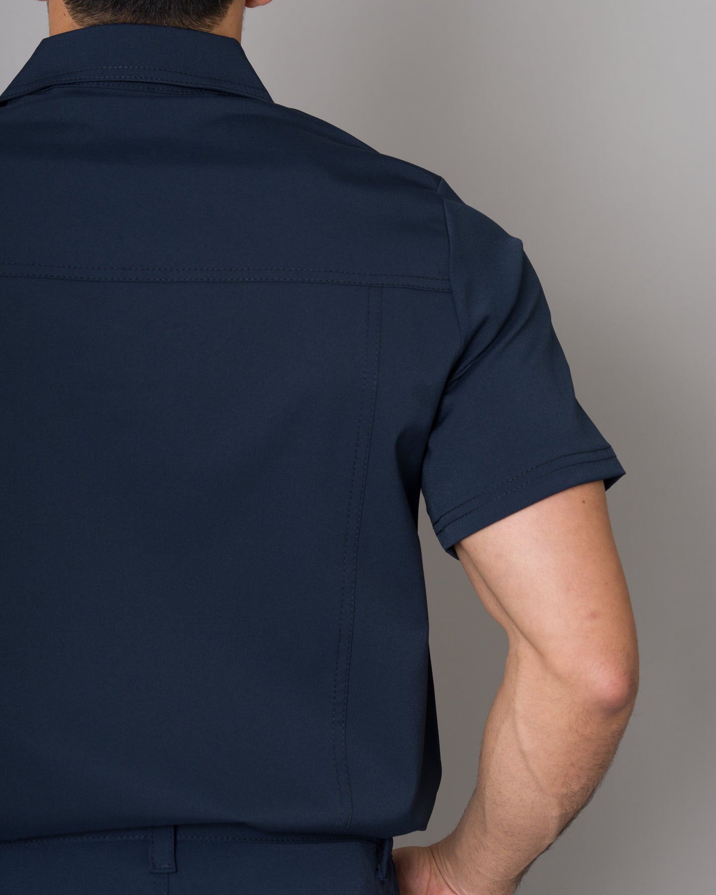 Scrub Allynta Camisero Azul Marino - Chaqueta