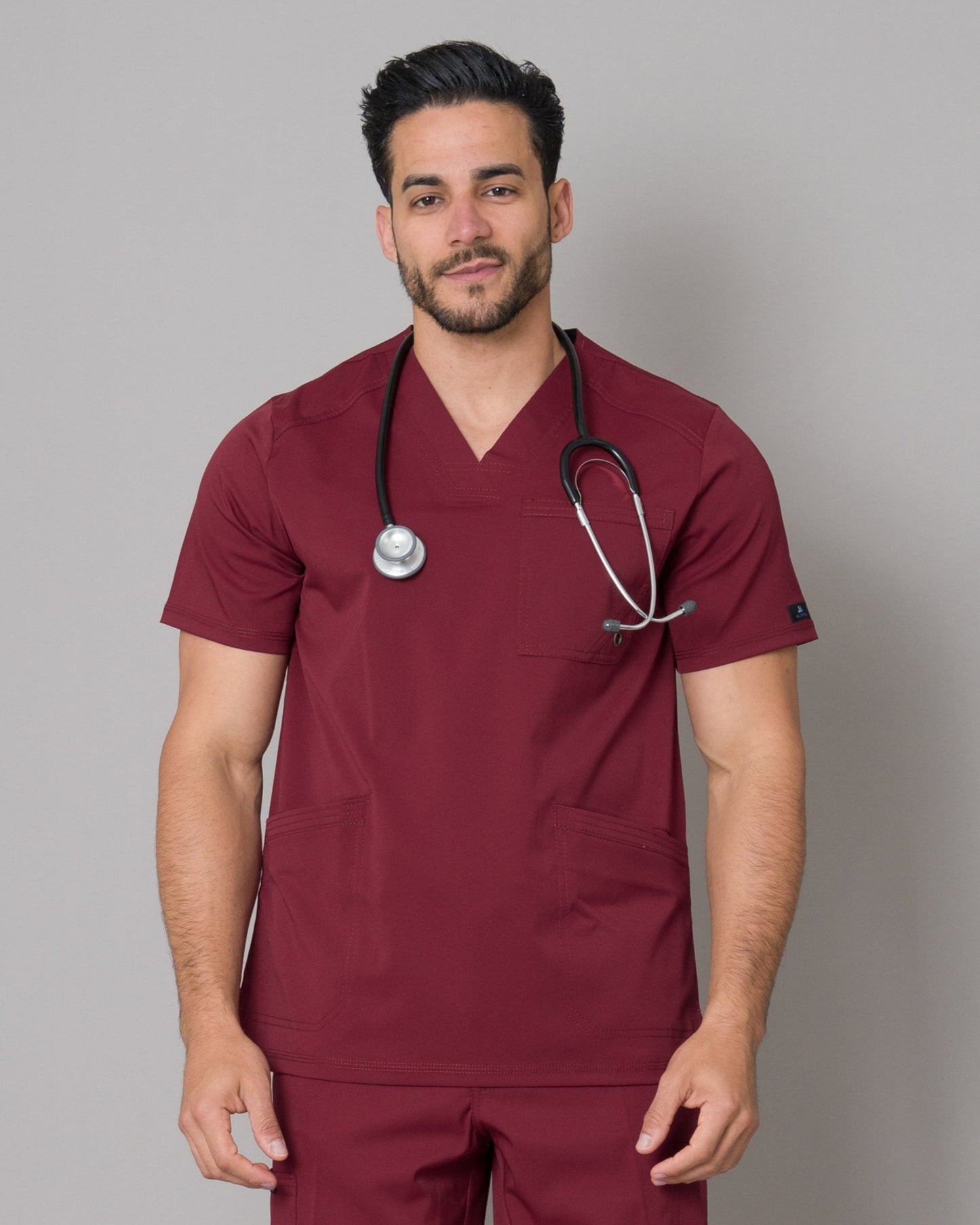 Scrub Allynta SV-01 Guinda - Chaqueta