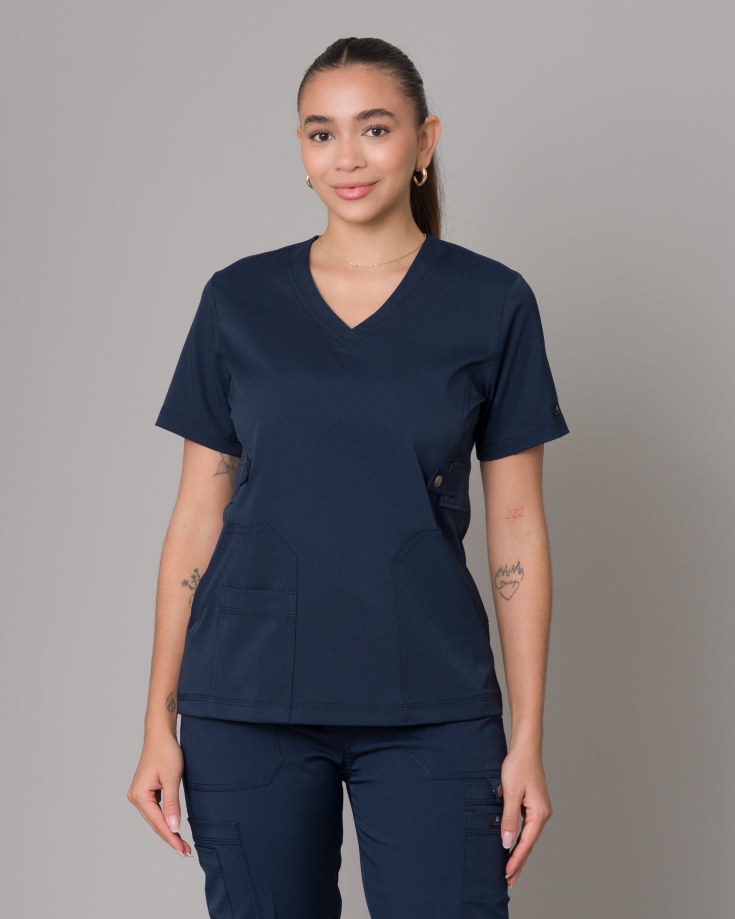 Scrub Allynta SD-04 Azul Marino - Chaqueta