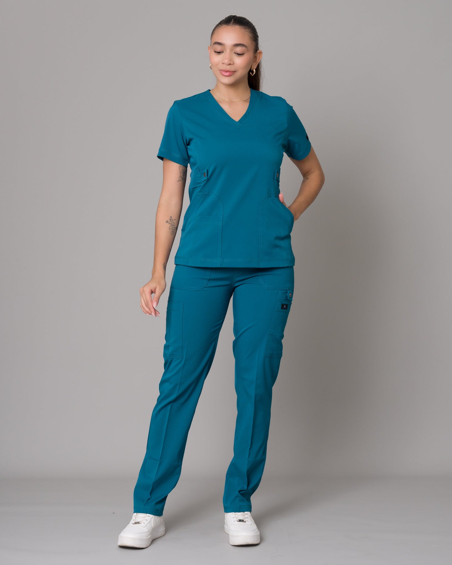 Scrub Allynta SD-04 Azul Caribe - Chaqueta