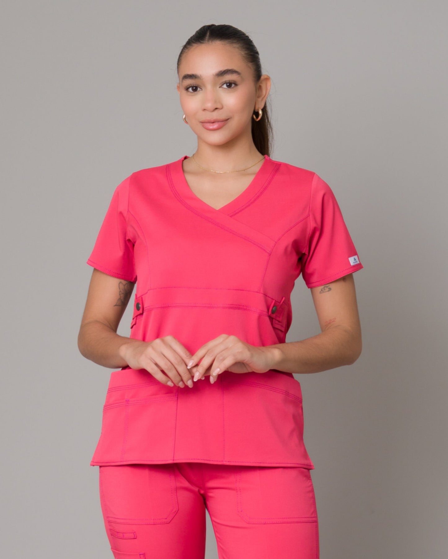 Scrub Allynta SD-03 Coral - Chaqueta