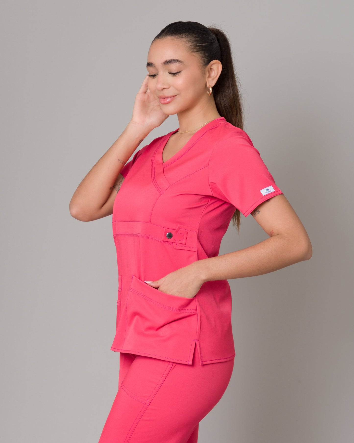 Scrub Allynta SD-03 Coral - Chaqueta