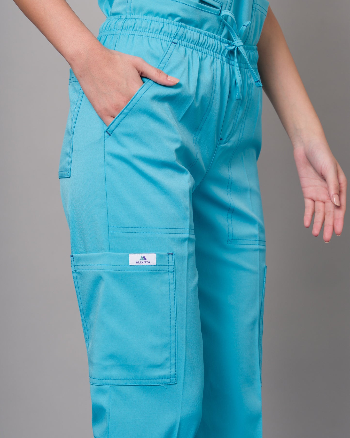 Scrub Allynta SD-05 Turquesa - Pantalón