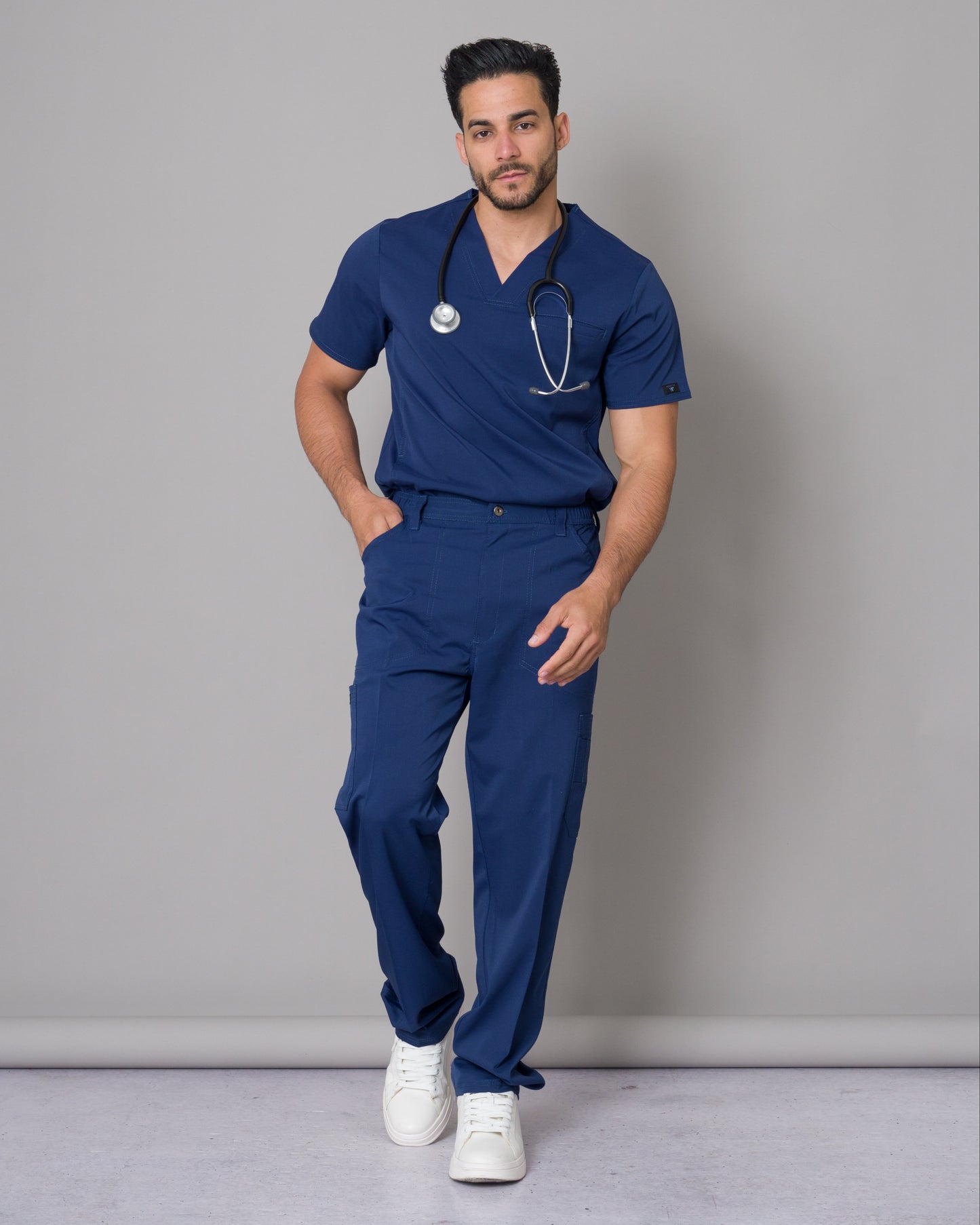 Scrub Allynta SV-02 Azul Navy - Chaqueta