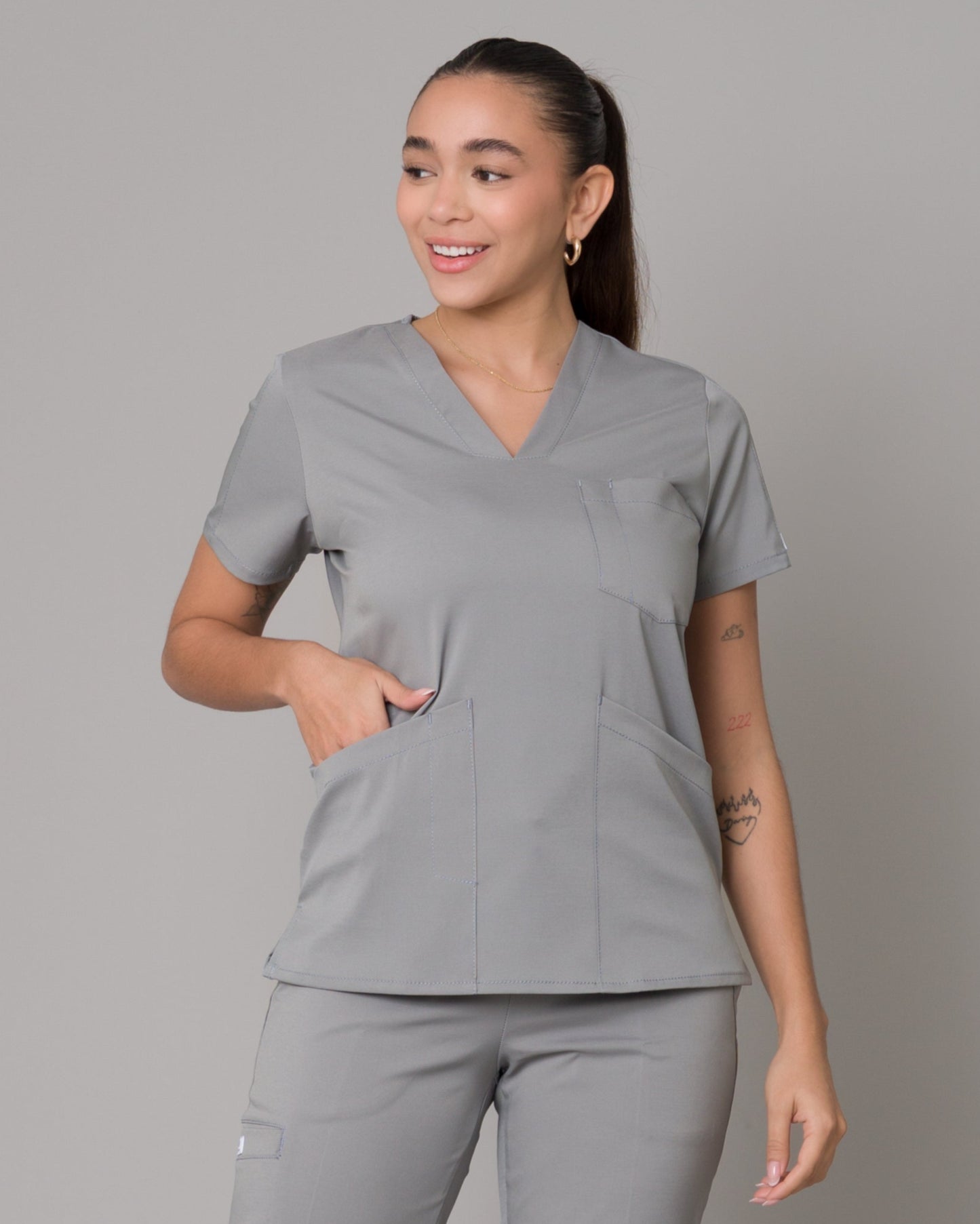 Scrub Allynta SD-01 Pomo Claro - Chaqueta