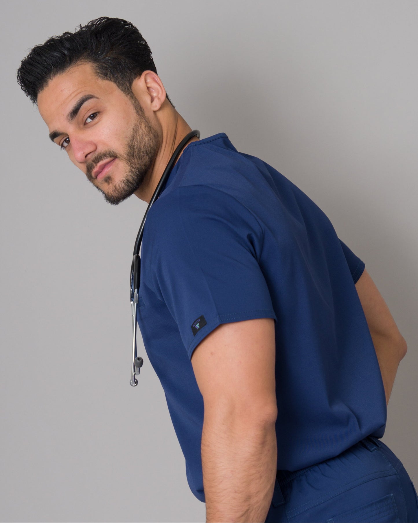 Scrub Allynta SV-02 Azul Navy - Chaqueta