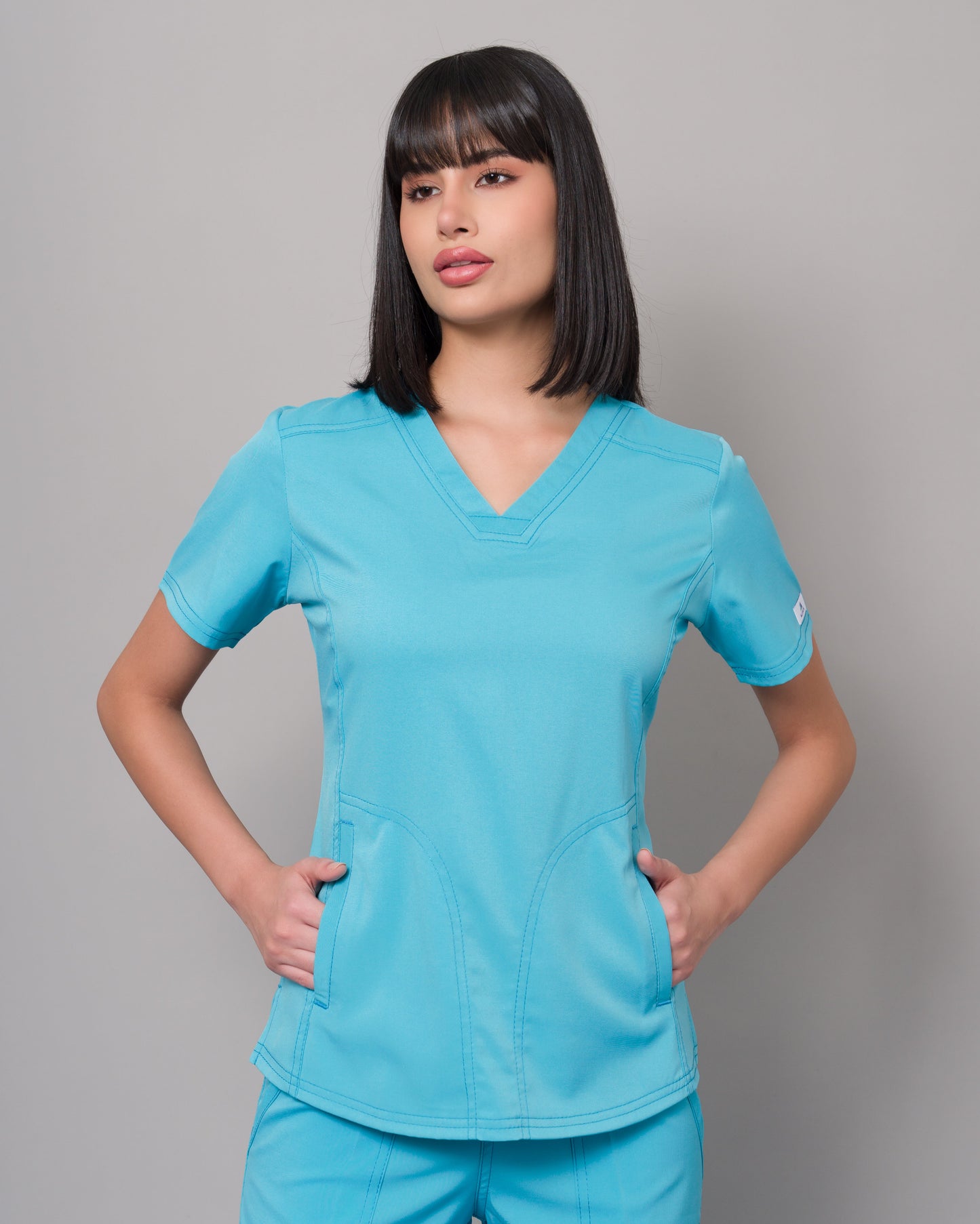 Scrub Allynta SD-02 Turquesa - Chaqueta