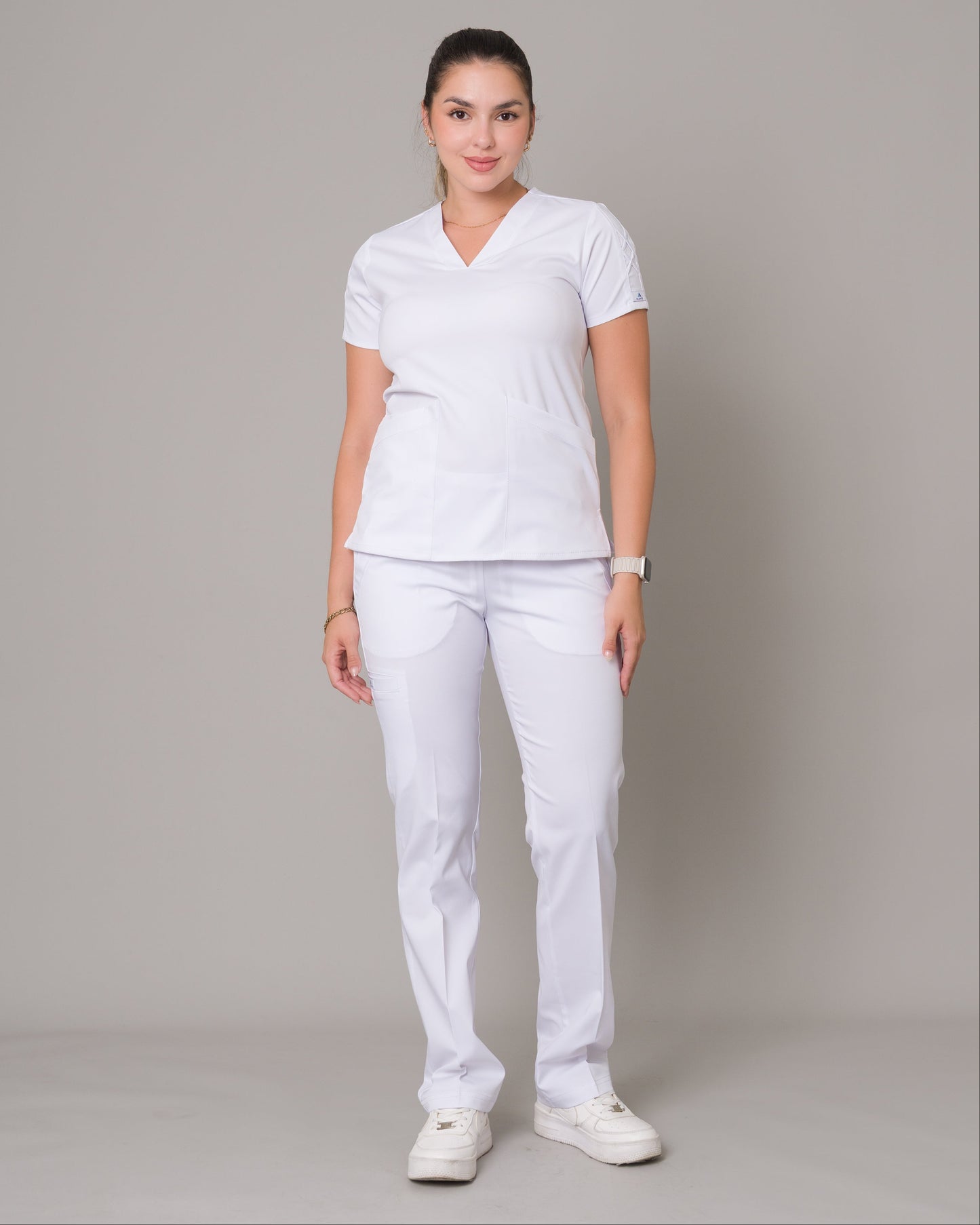 Scrub Allynta SD-01 Blanco - Pantalón