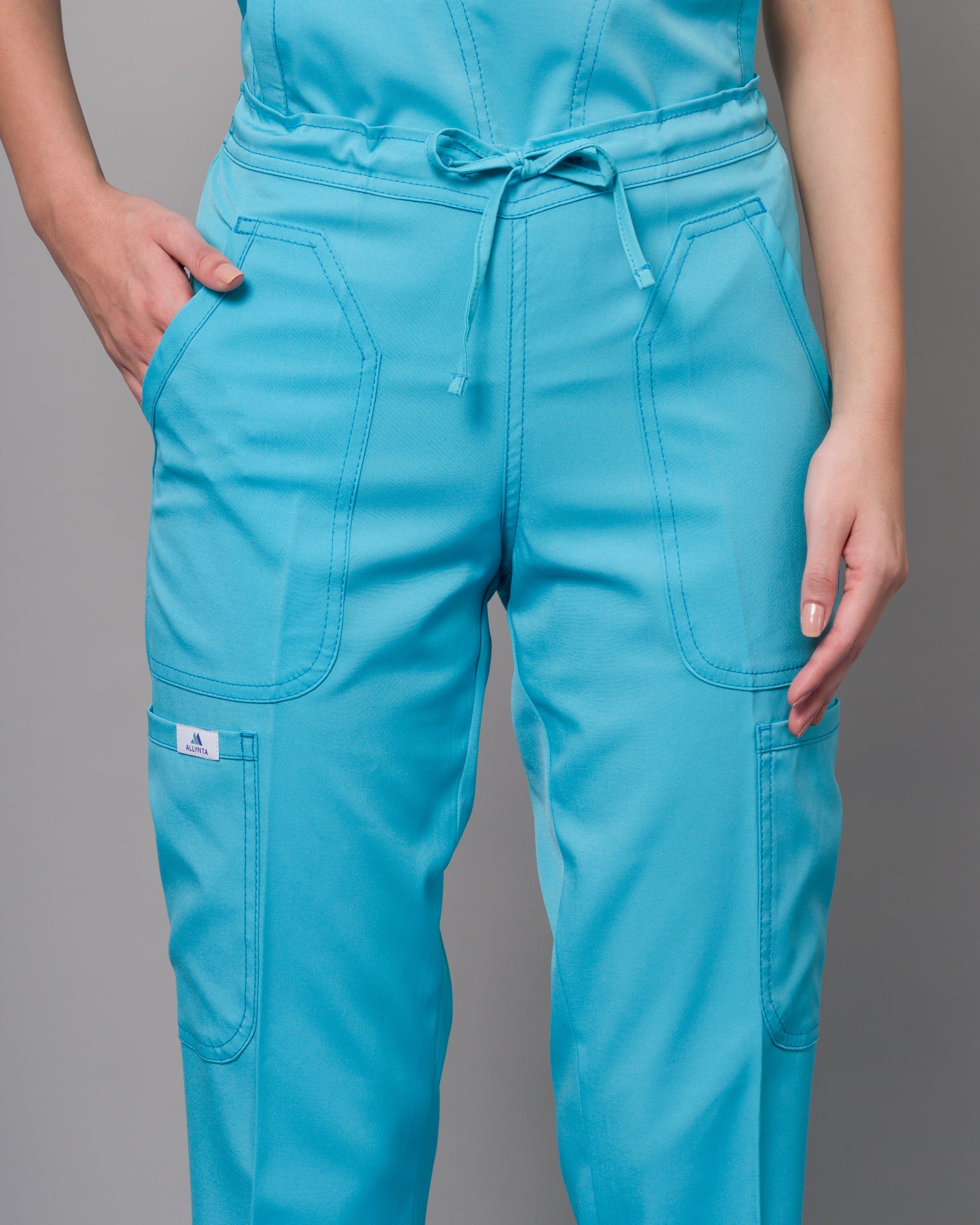 Scrub Allynta SD-02 Turquesa - Pantalón