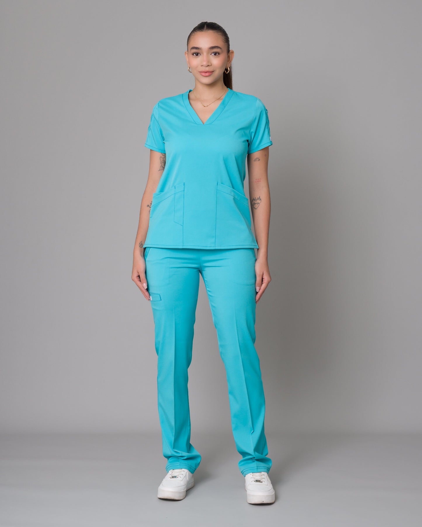 Scrub Allynta SD-01 Turquesa - Pantalón