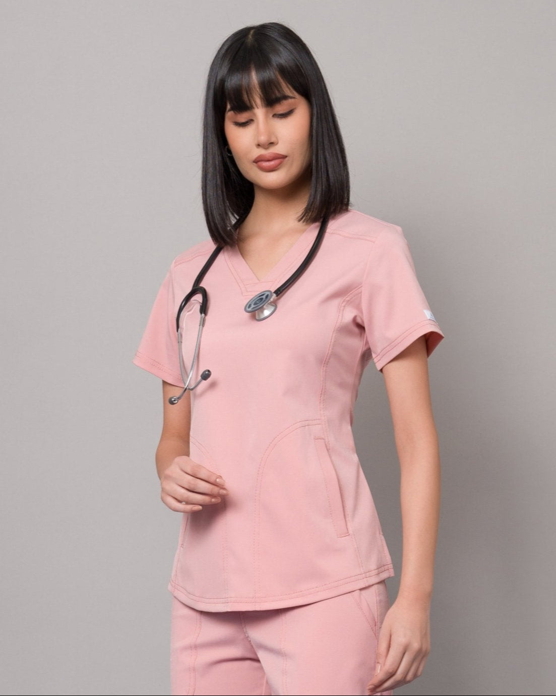 Scrub Allynta SD-02 Palo Rosa - Chaqueta