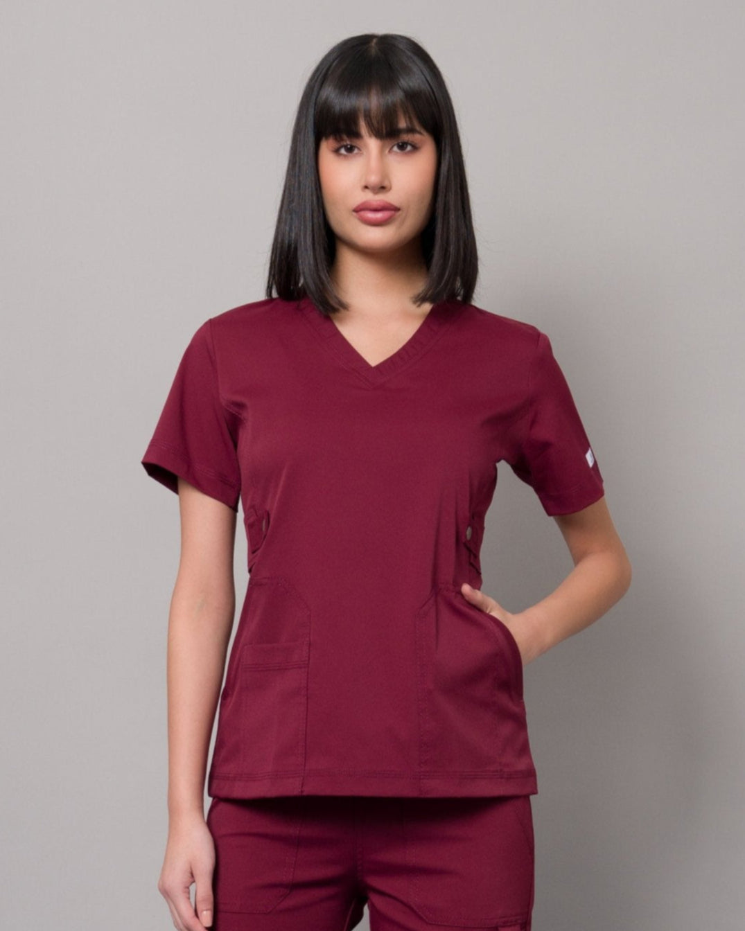 Scrub Allynta SD-04 Guinda - Chaqueta