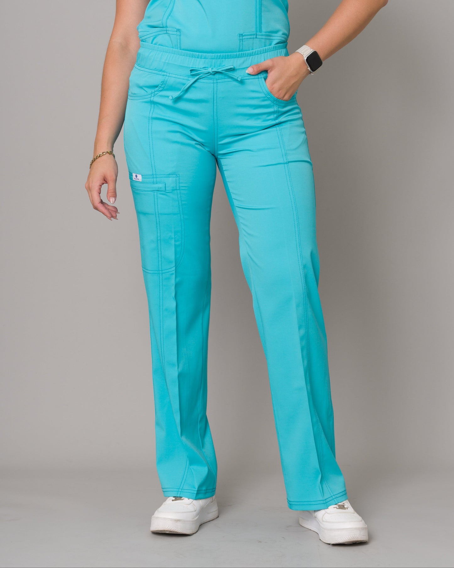 Scrub Allynta SD-06 Turquesa - Pantalón