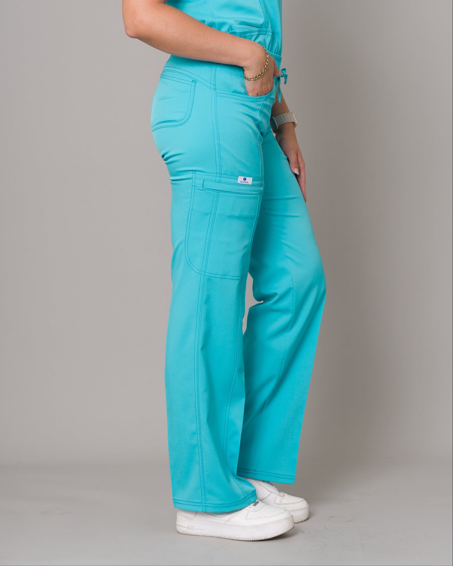 Scrub Allynta SD-06 Turquesa - Pantalón