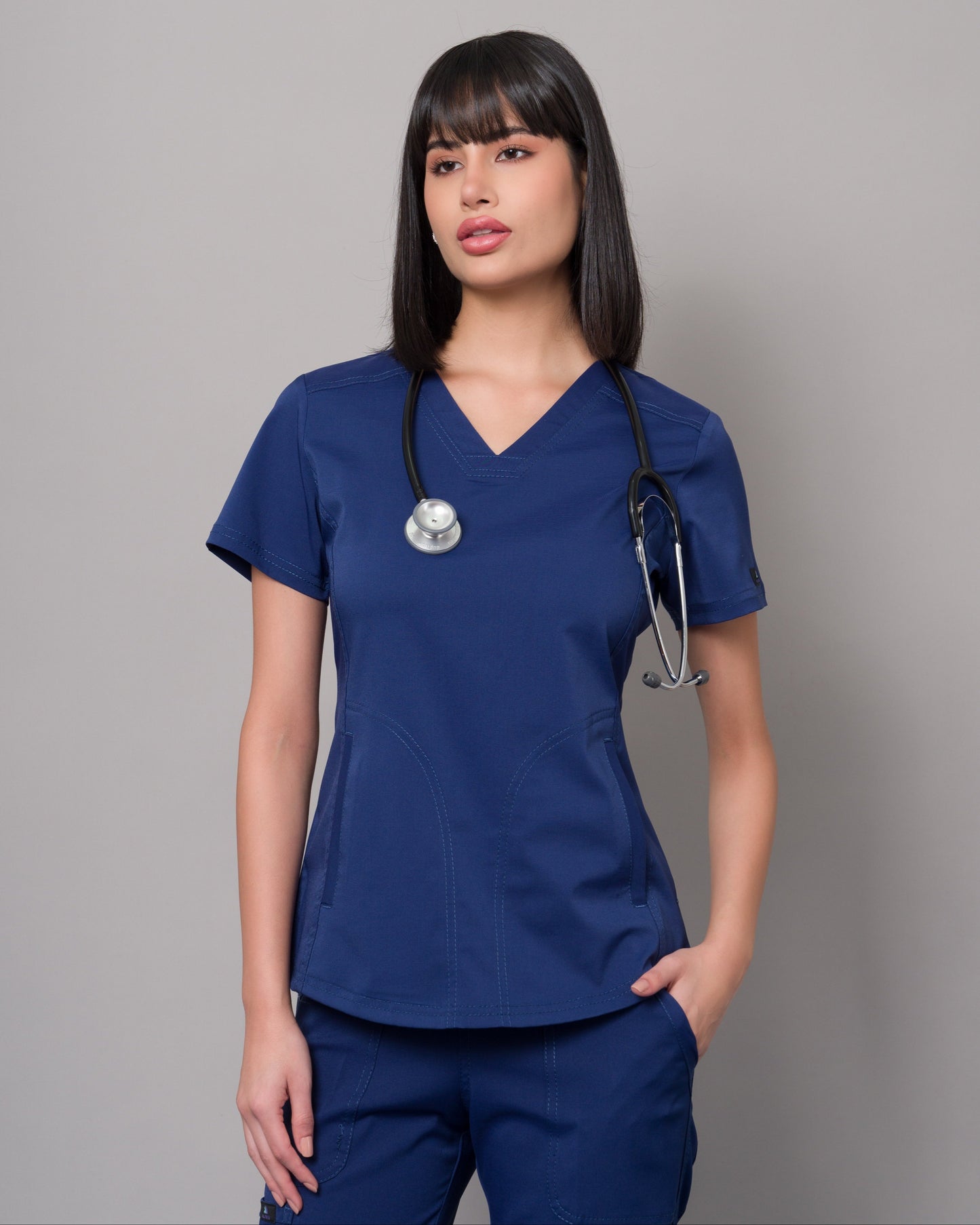 Scrub Allynta SD-02 Azul Navy - Chaqueta