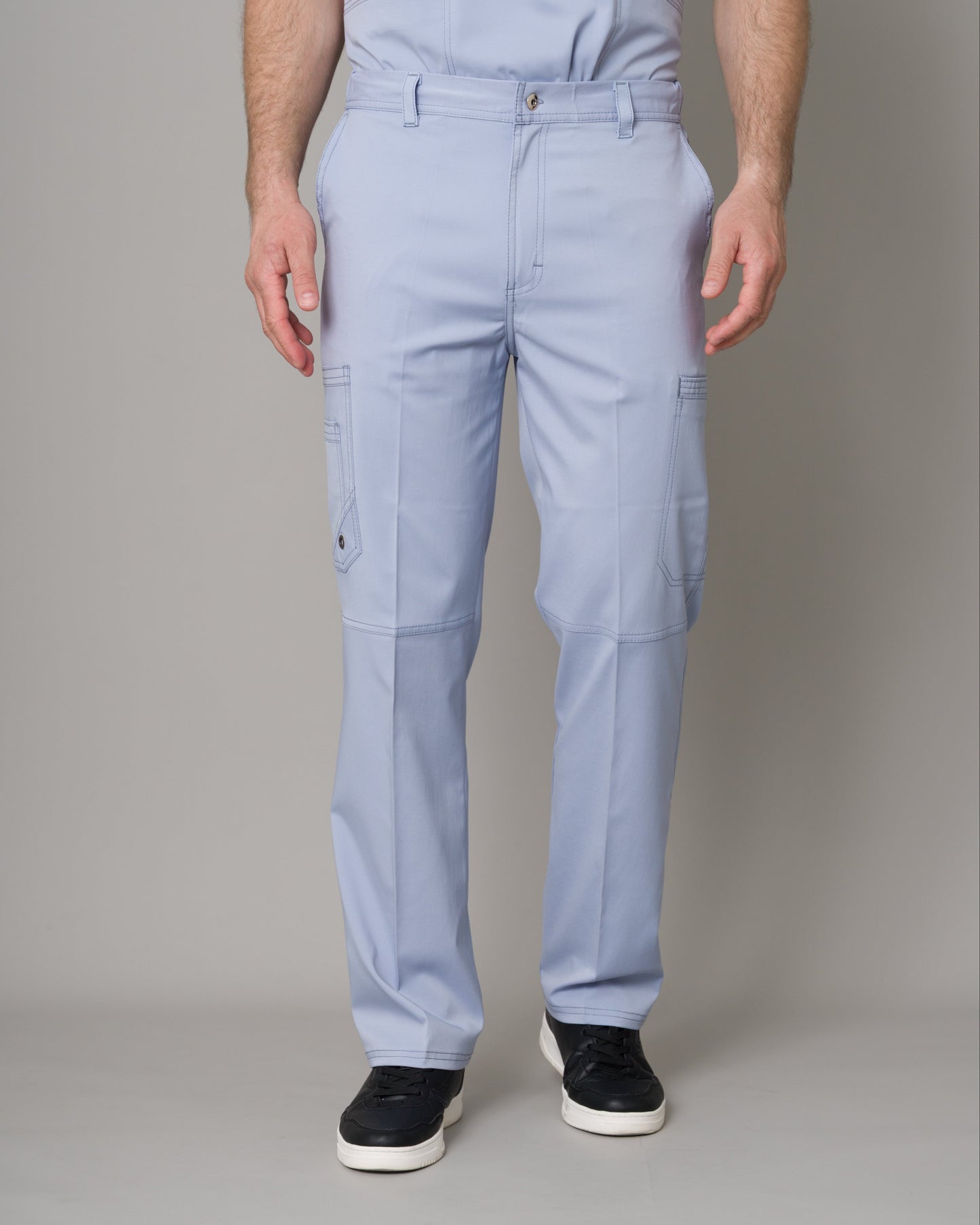 Scrub Allynta SV-01 Celeste Acerado - Pantalón