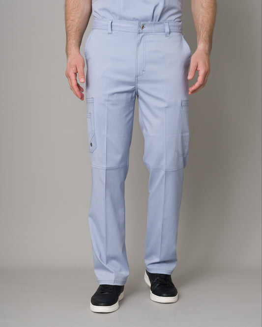 Scrub Allynta SV-01 Celeste Acerado - Pantalón