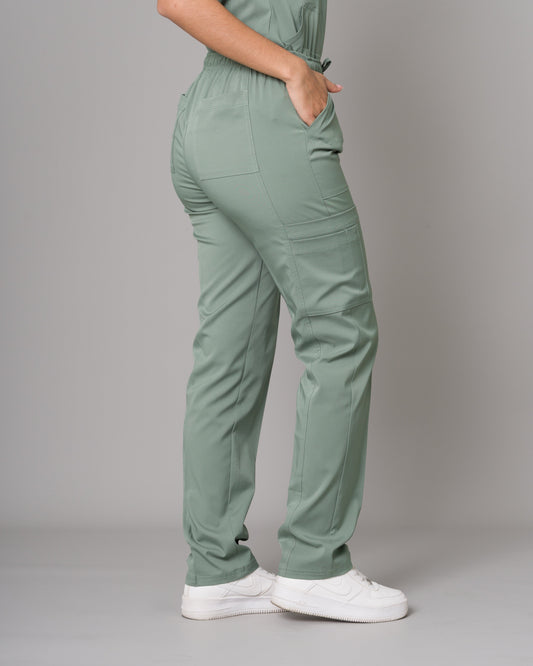 Scrub Allynta SD-04 Verde Olivo - Pantalón