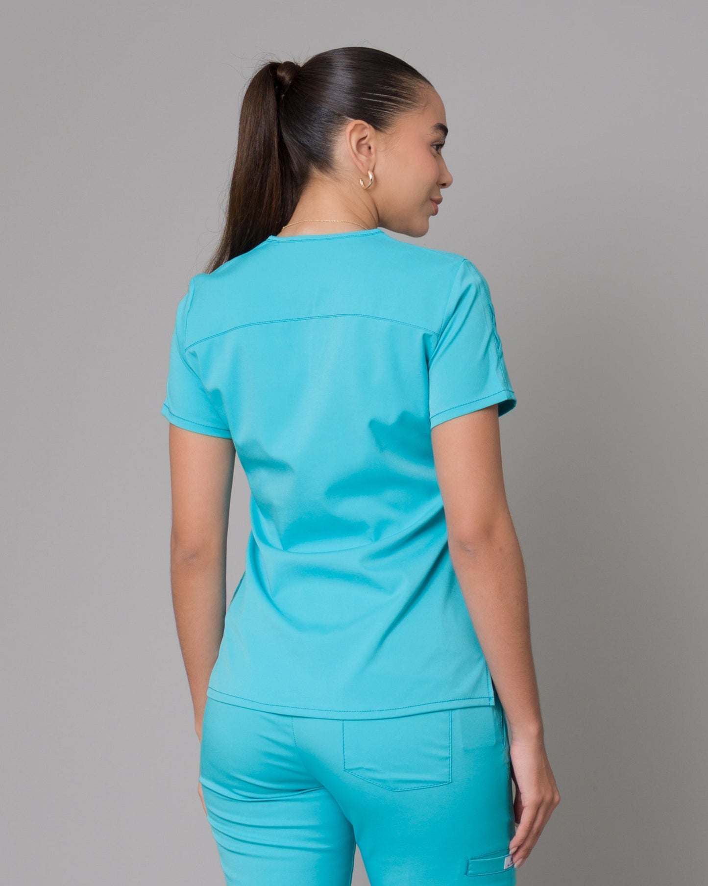 Scrub Allynta SD-01 Turquesa - Chaqueta