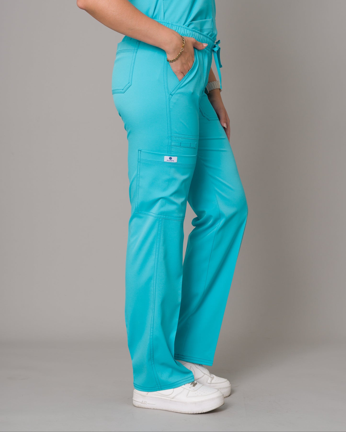Scrub Allynta SD-03 Turquesa - Pantalón