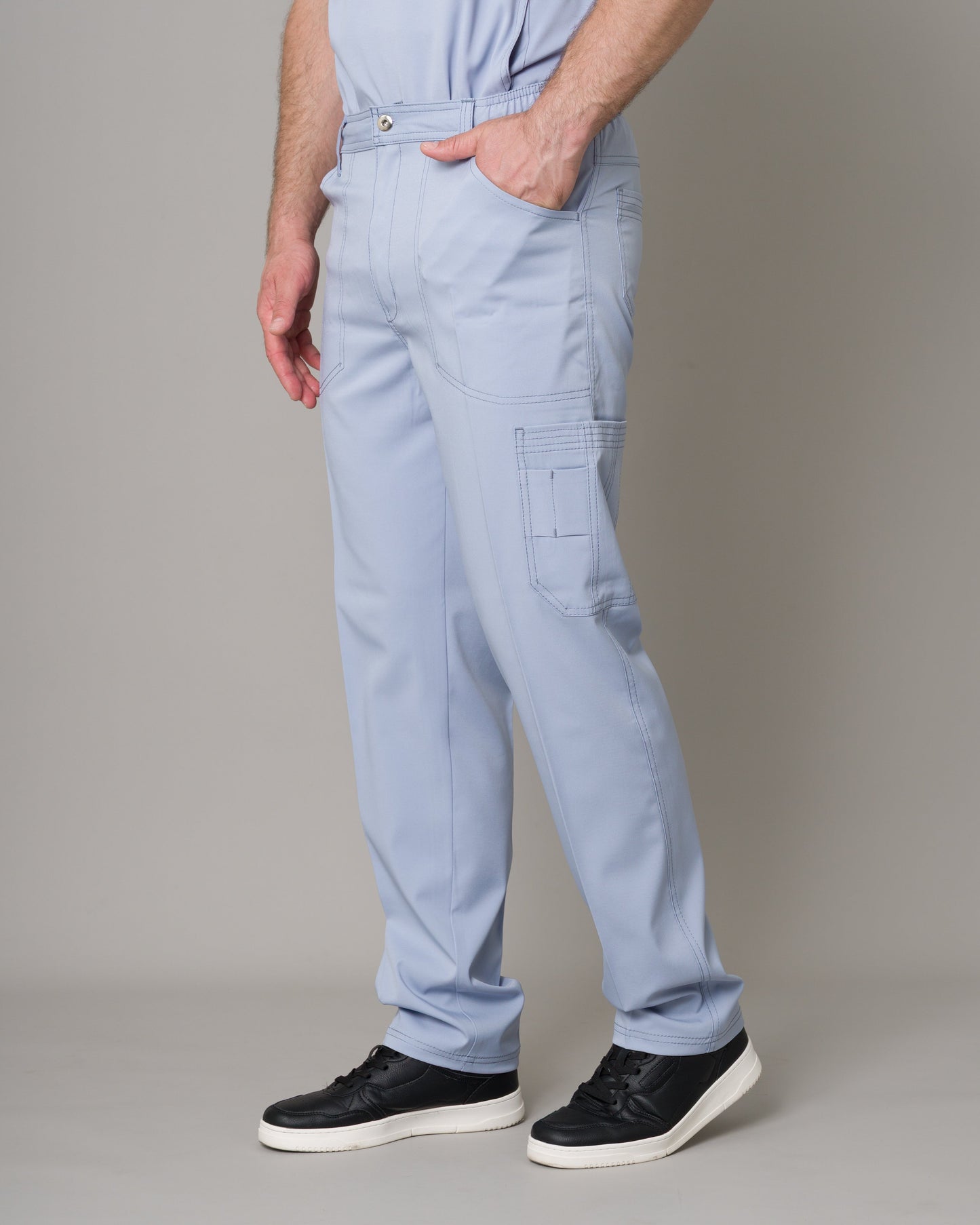 Scrub Allynta SV-02 Celeste Acerado - Pantalón
