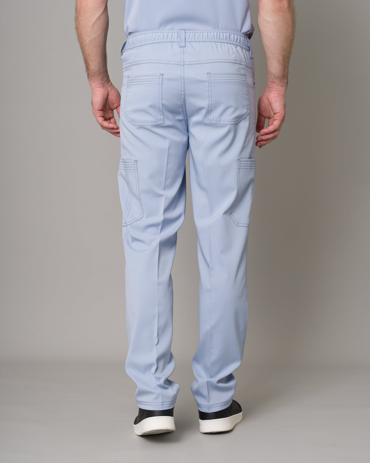 Scrub Allynta SV-02 Celeste Acerado - Pantalón