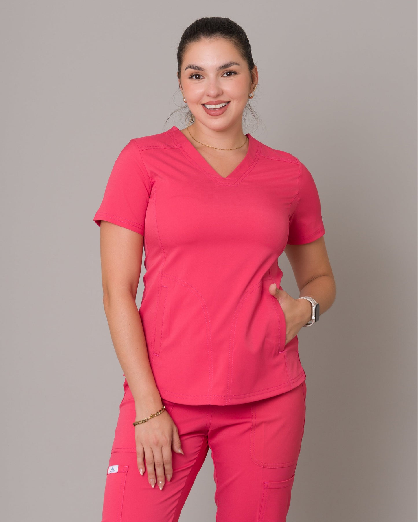 Scrub Allynta SD-02 Coral - Chaqueta