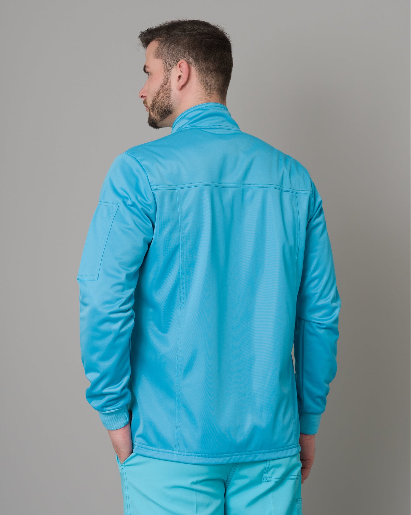 Cardigan Clínico Turquesa