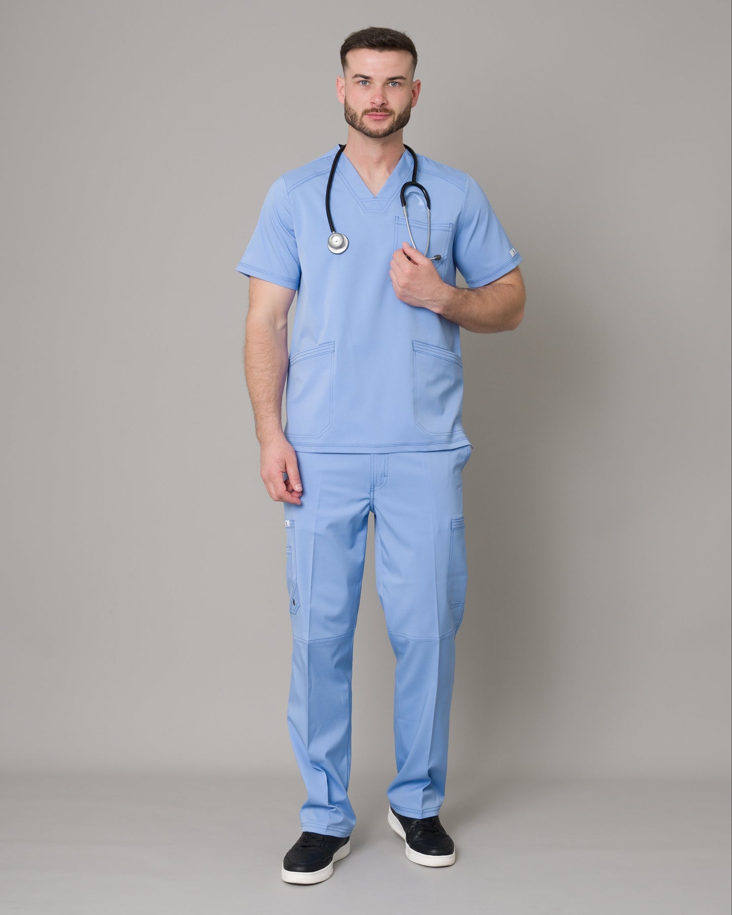 Scrub Allynta SV-01 Celeste Cielo - Pantalón