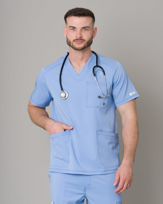 Scrub Allynta SV-01 Celeste Cielo - Chaqueta