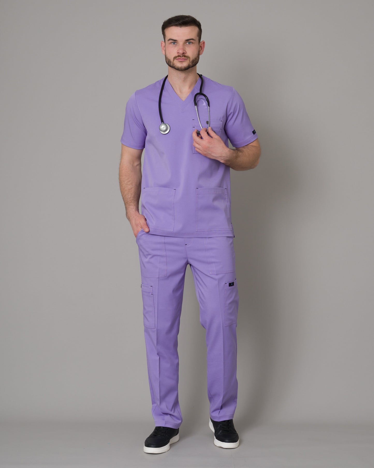 Scrub Allynta SV-03 Lila - Chaqueta