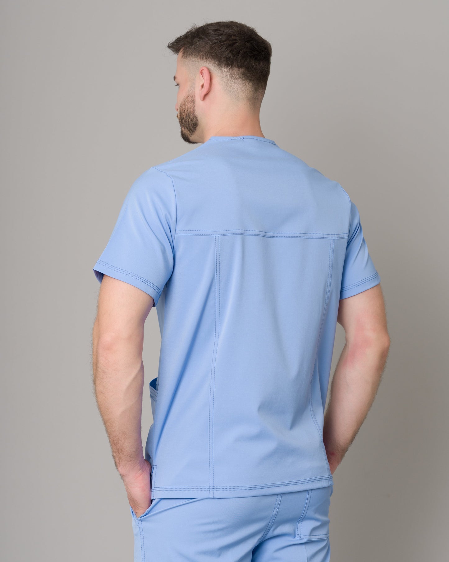 Scrub Allynta SV-01 Celeste Cielo - Chaqueta