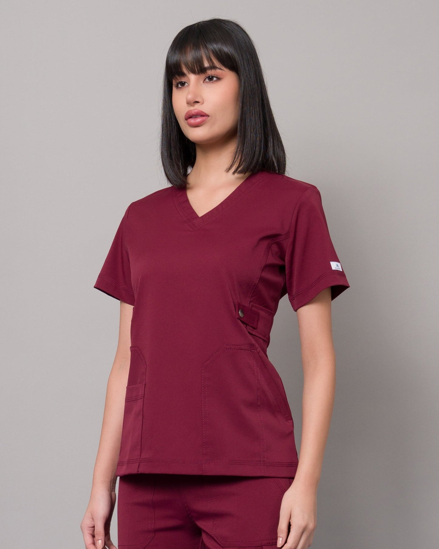 Scrub Allynta SD-04 Guinda - Chaqueta