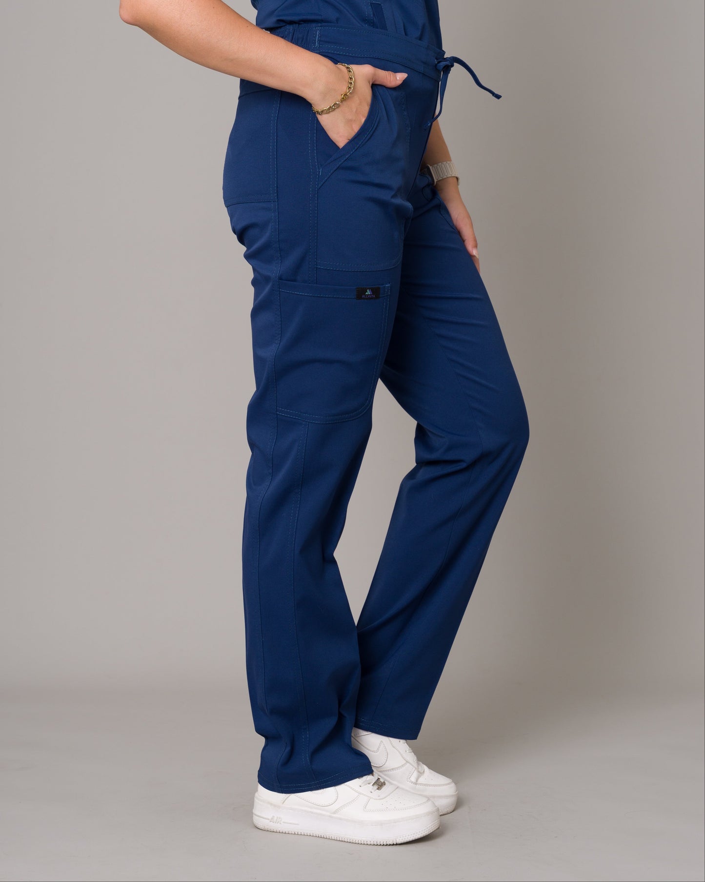 Scrub Allynta SD-02 Azul Navy - Pantalón