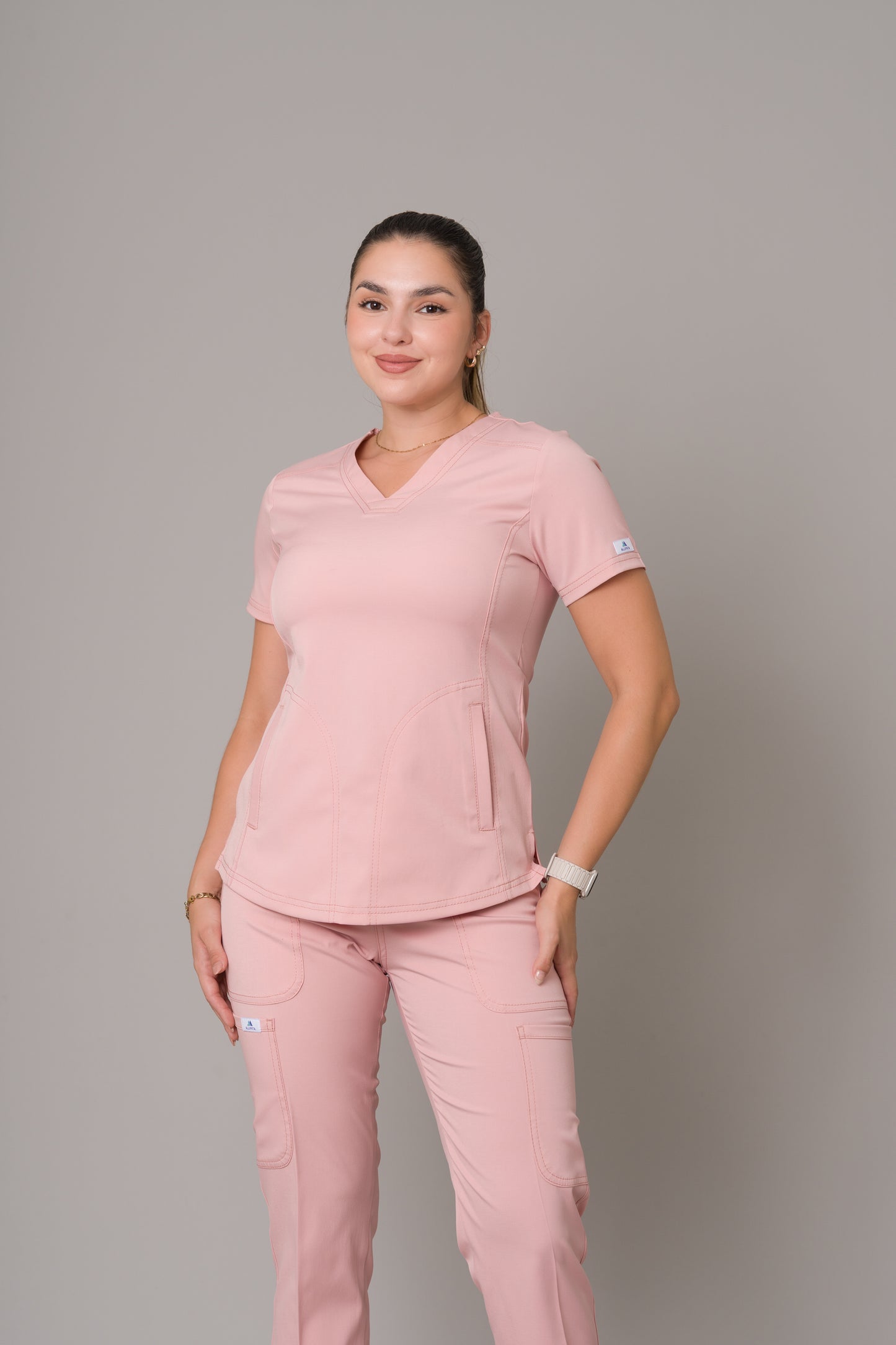 Scrub Allynta SD-02 Palo Rosa - Chaqueta